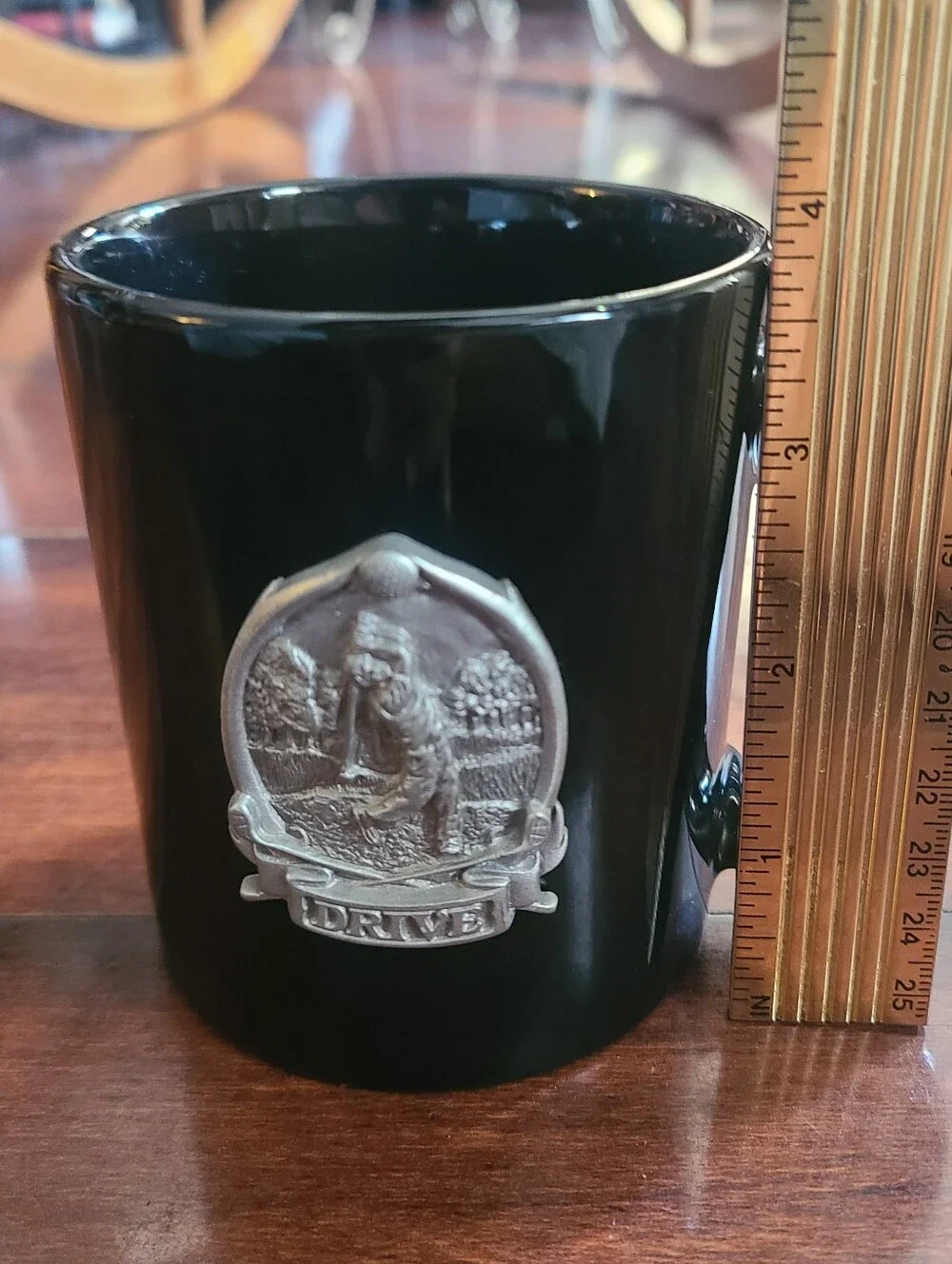 Black Golf Drive Ceramic Coffee Mug